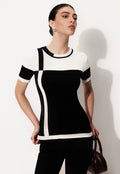 Patchwork Knit Top