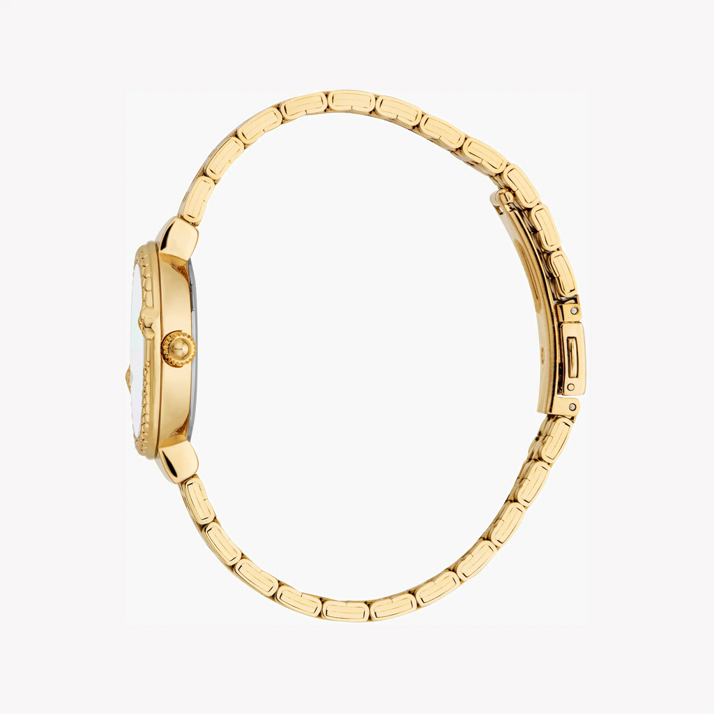 Just Cavalli Women's Gold Watch, White Mother-Of-Pearl Dial | Jc1l311m0025