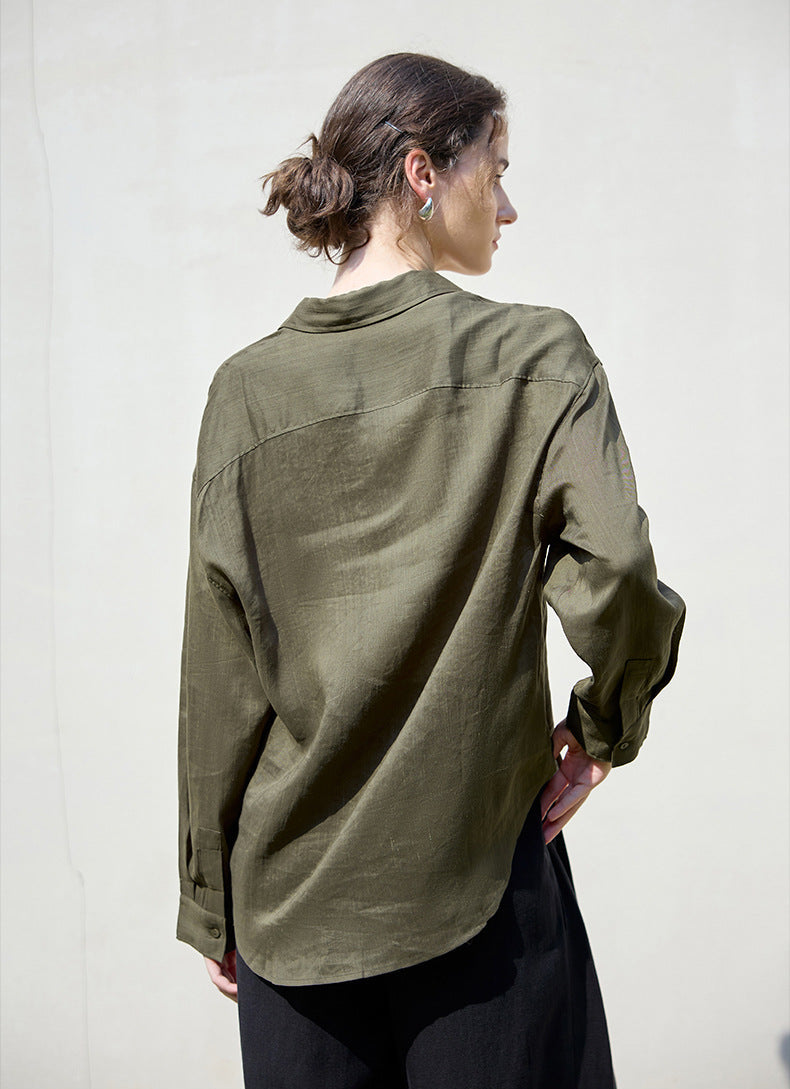 VintageLinen Loose Blouse