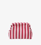 Upcycle striped pouch
