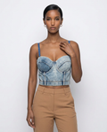 The Carver Denim Bustier-0