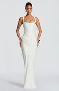 Drape Satin Dress