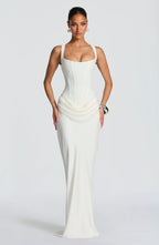 Drape Satin Dress