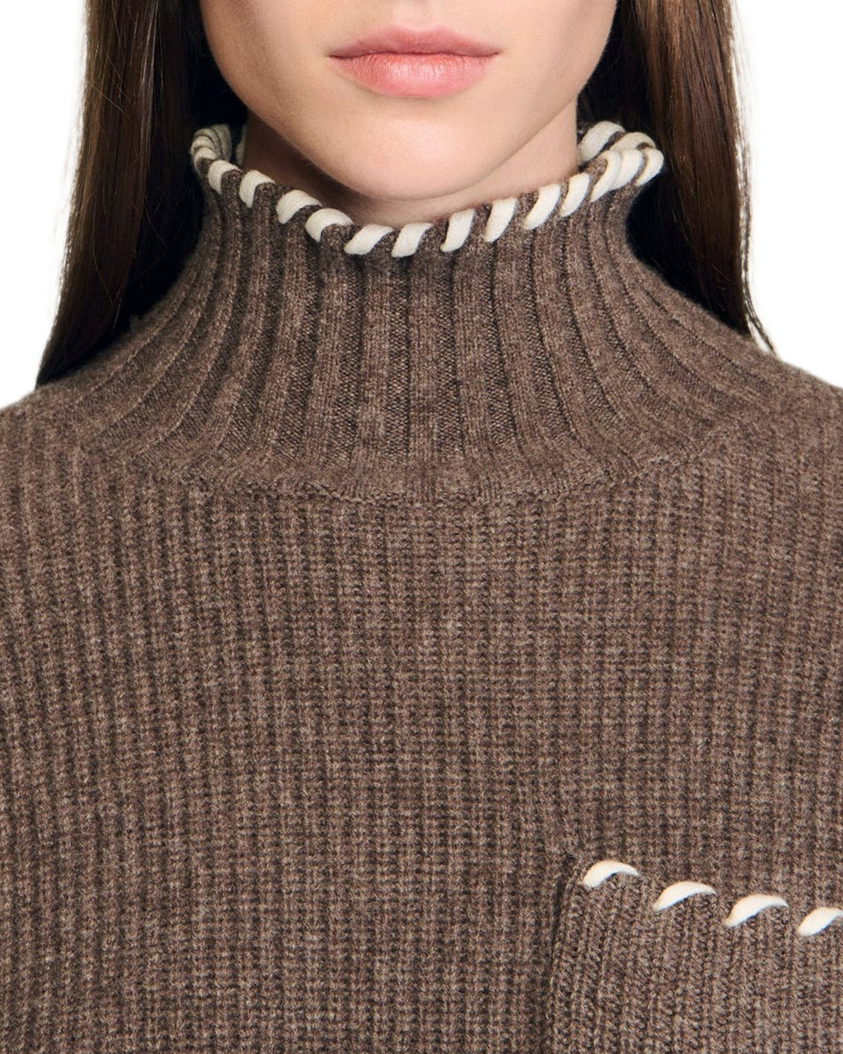 Wool High Neck sweater
