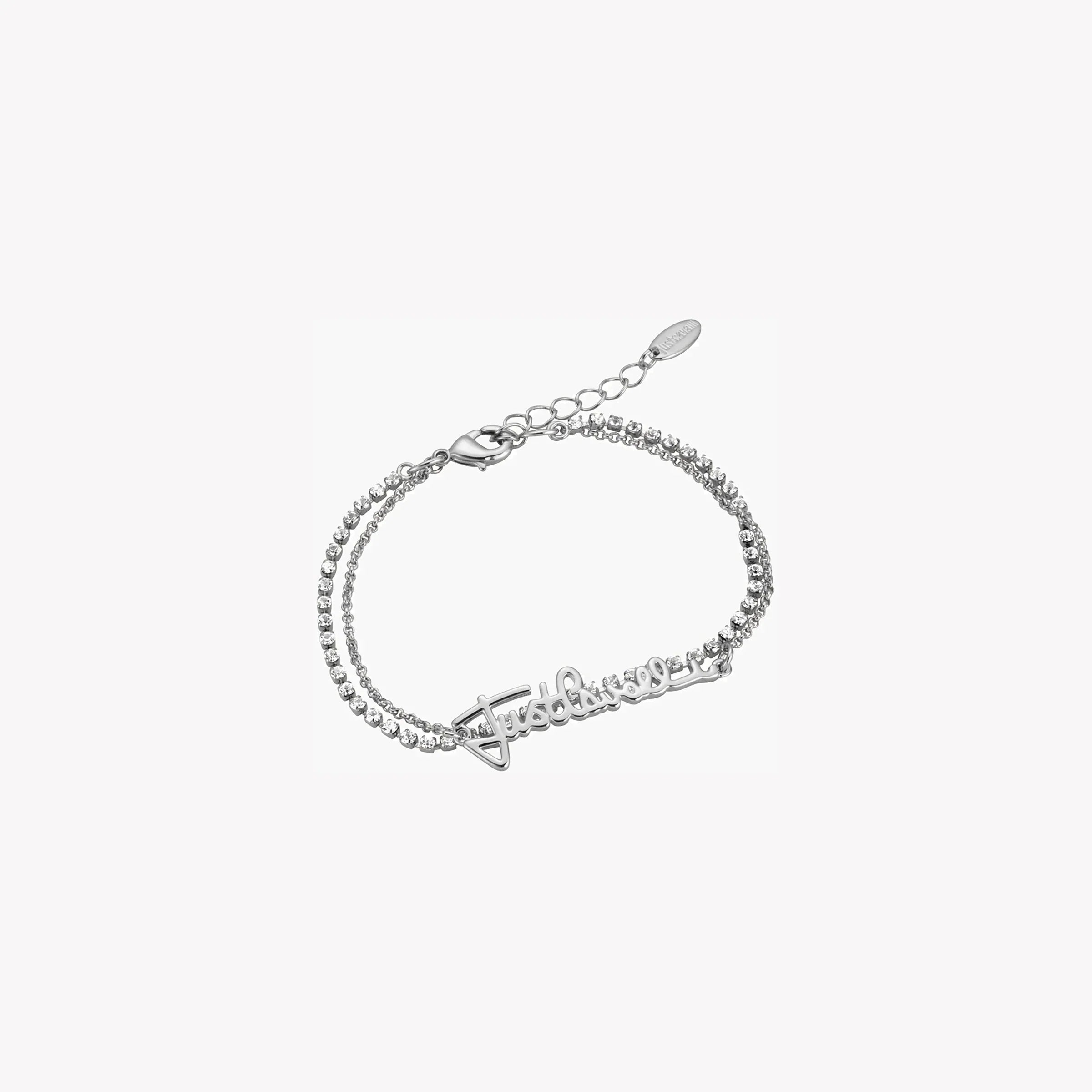 Just Cavalli Women's Silver Stainless Steel Bracelet, Silver Case | Jcbr00450100