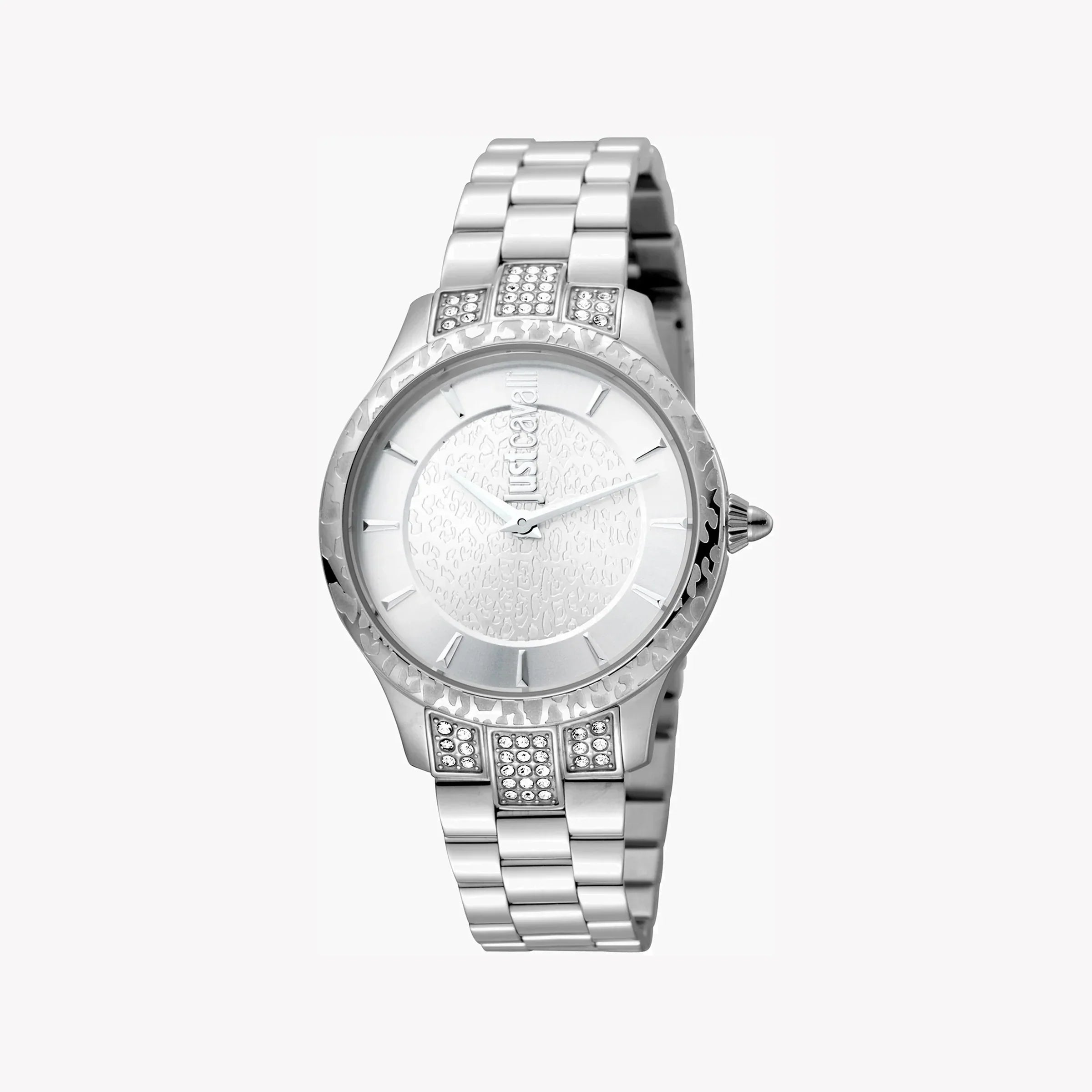 Just Cavalli Women's Silver Watch, Elegant Design | Jc1l004m0055