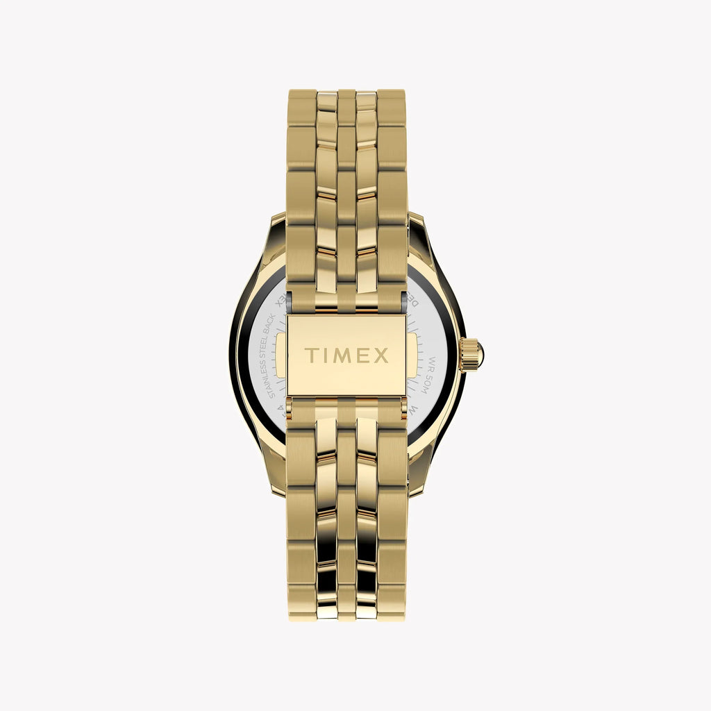 Timex Women's Gold-Tone Watch, Gold Dial | Tw2w17600