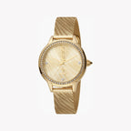 Just Cavalli Gold Stainless Steel Watch, Champagne Dial | Jc1l146m0055