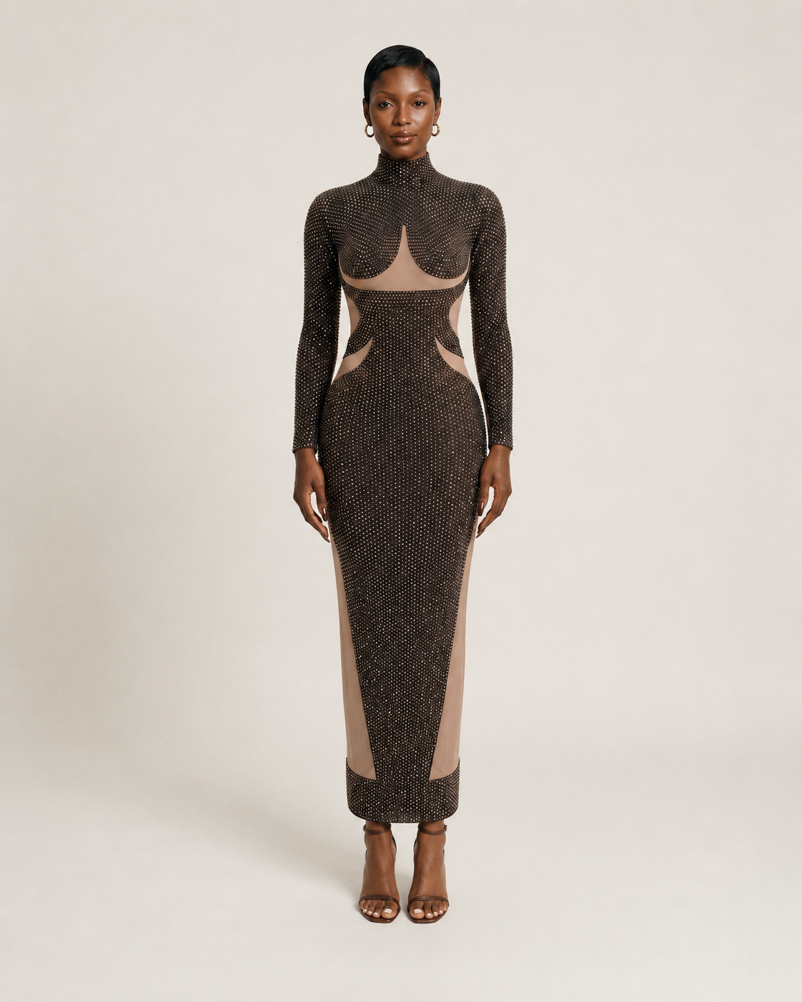 Onyx Crystal Gown