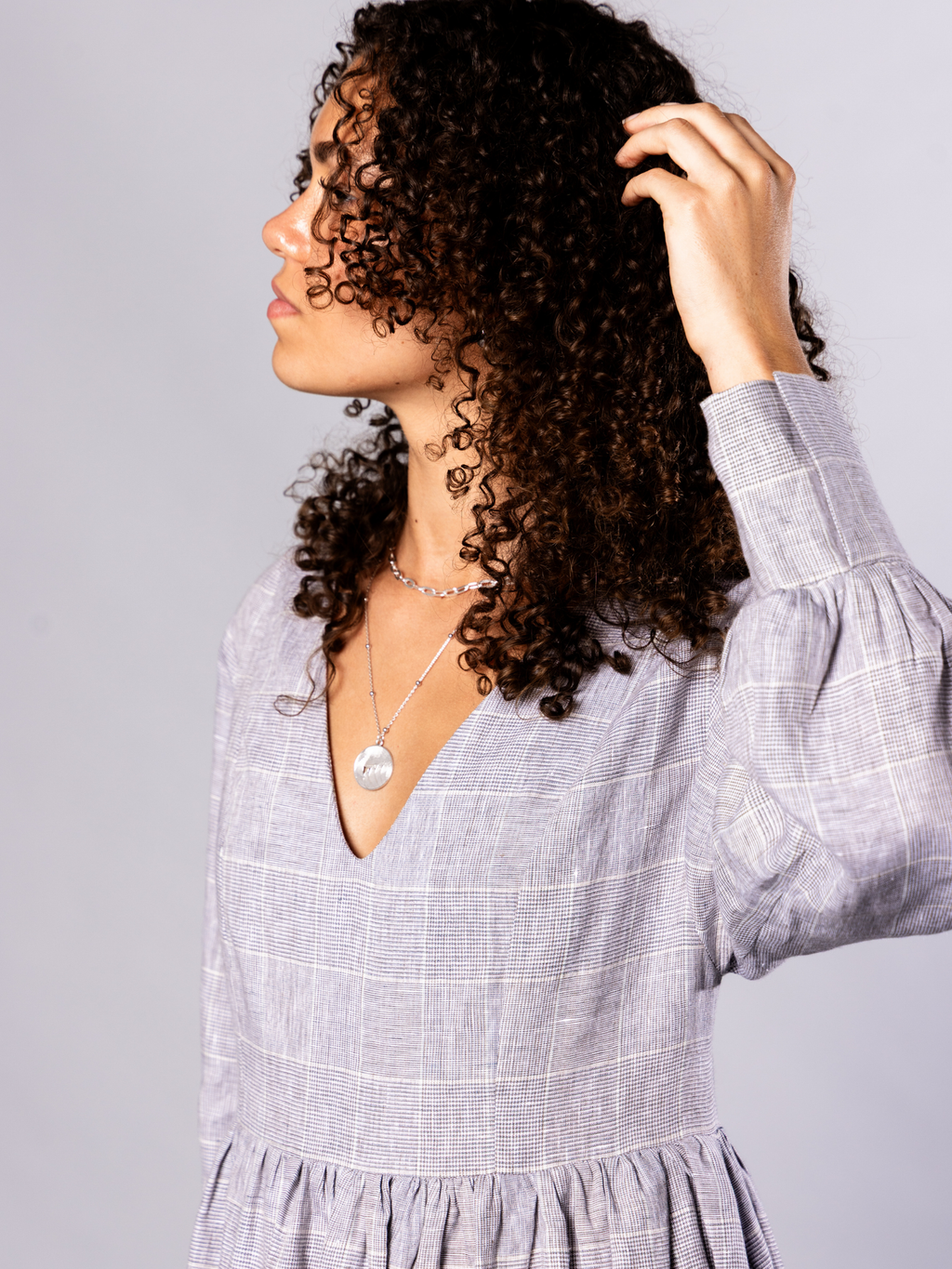 Sterling Silver Medallion Necklace – Day | No More Nobody