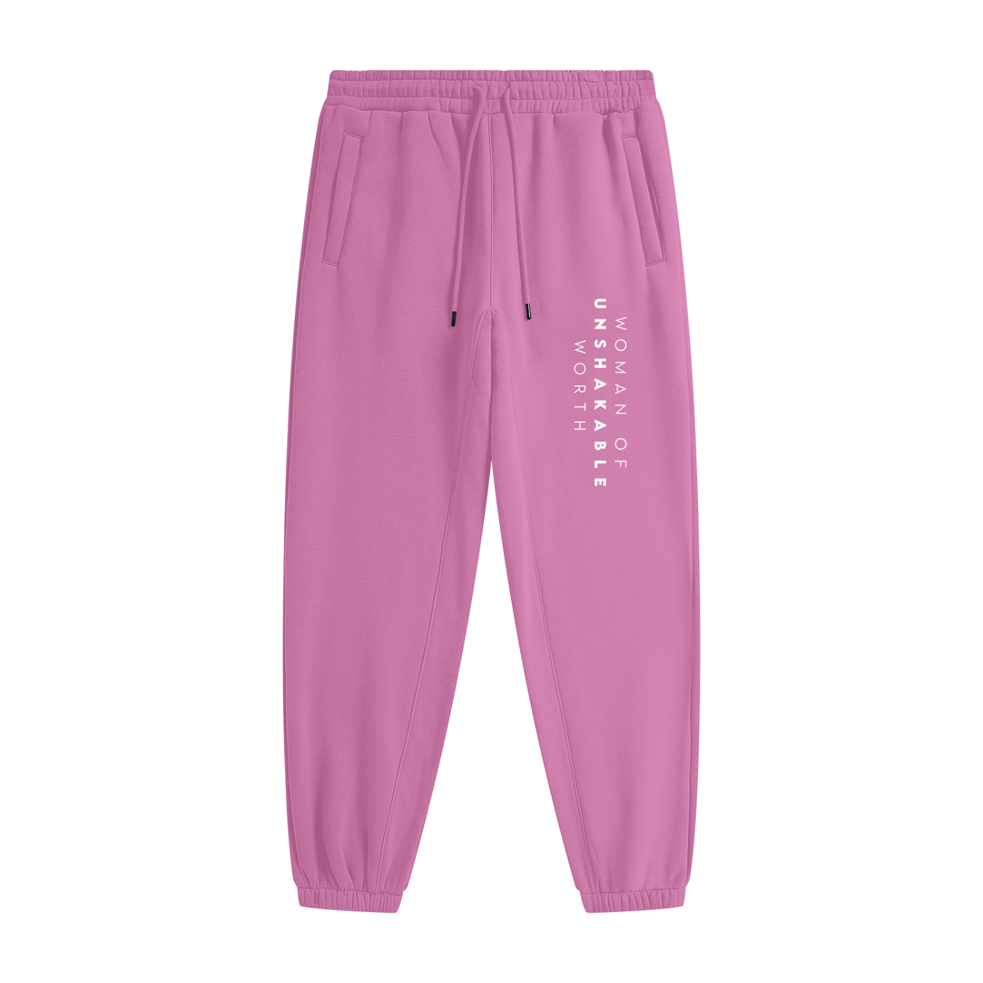 woman of unshakable worth Fleece Joggers