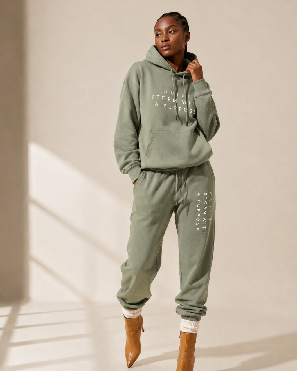 The standard and the exception Fleece Hoodie-0