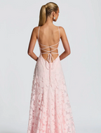 Lace halter dress