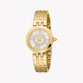Just Cavalli Women's Gold Stainless Steel Watch, Silver Dial | Jc1l314m0055