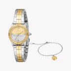 Just Cavalli Two-Tone Watch, Silver & Gold | Jc1l328m0075