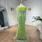 Elegant Black One-Shoulder Feather Mermaid Evening Gown Luxurious and Chic Perfect for Hostess PartyFormal Events