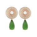 Exaggerated Earrings - Women's New Dandelion Dream Catcher with Light Luxury Zircon Elements - Creative Design and Personalized