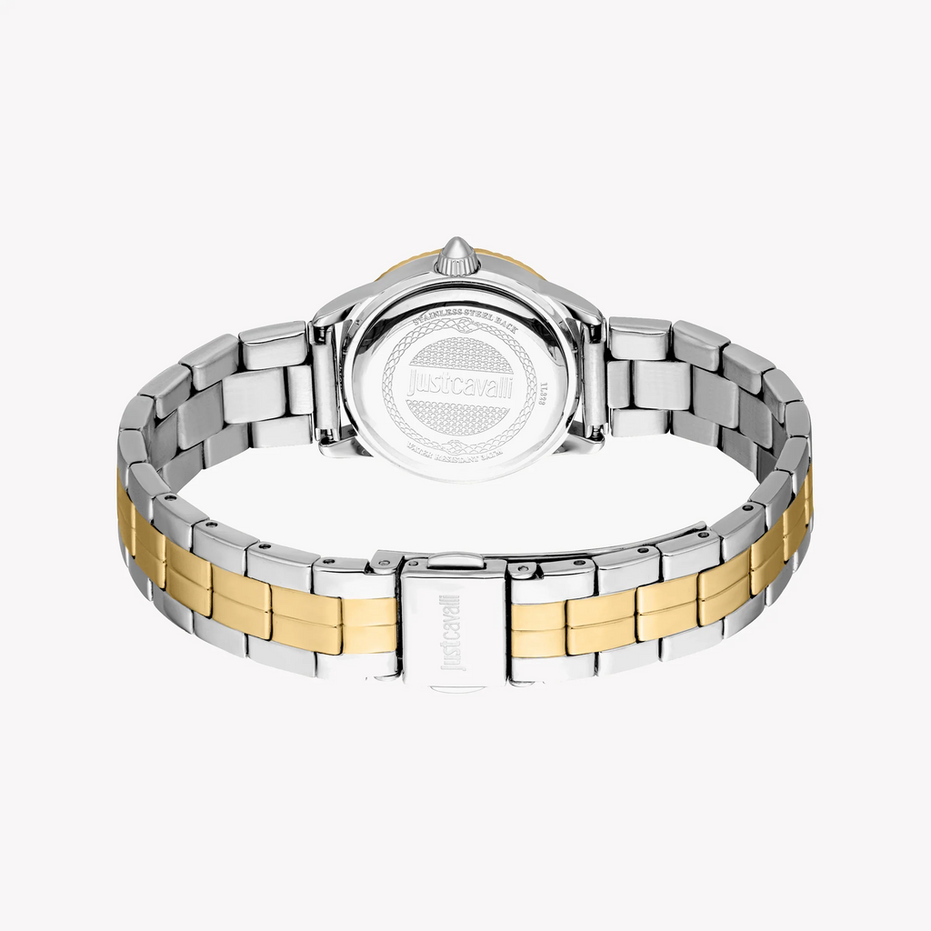 Just Cavalli Women's Two-Tone Watch, Silver & Gold | Jc1l328m0075