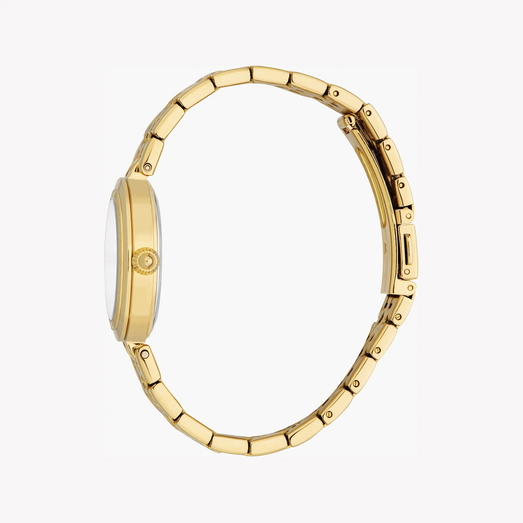 Just Cavalli Women's Gold Stainless Steel Watch, Silver Dial | Jc1l314m0055