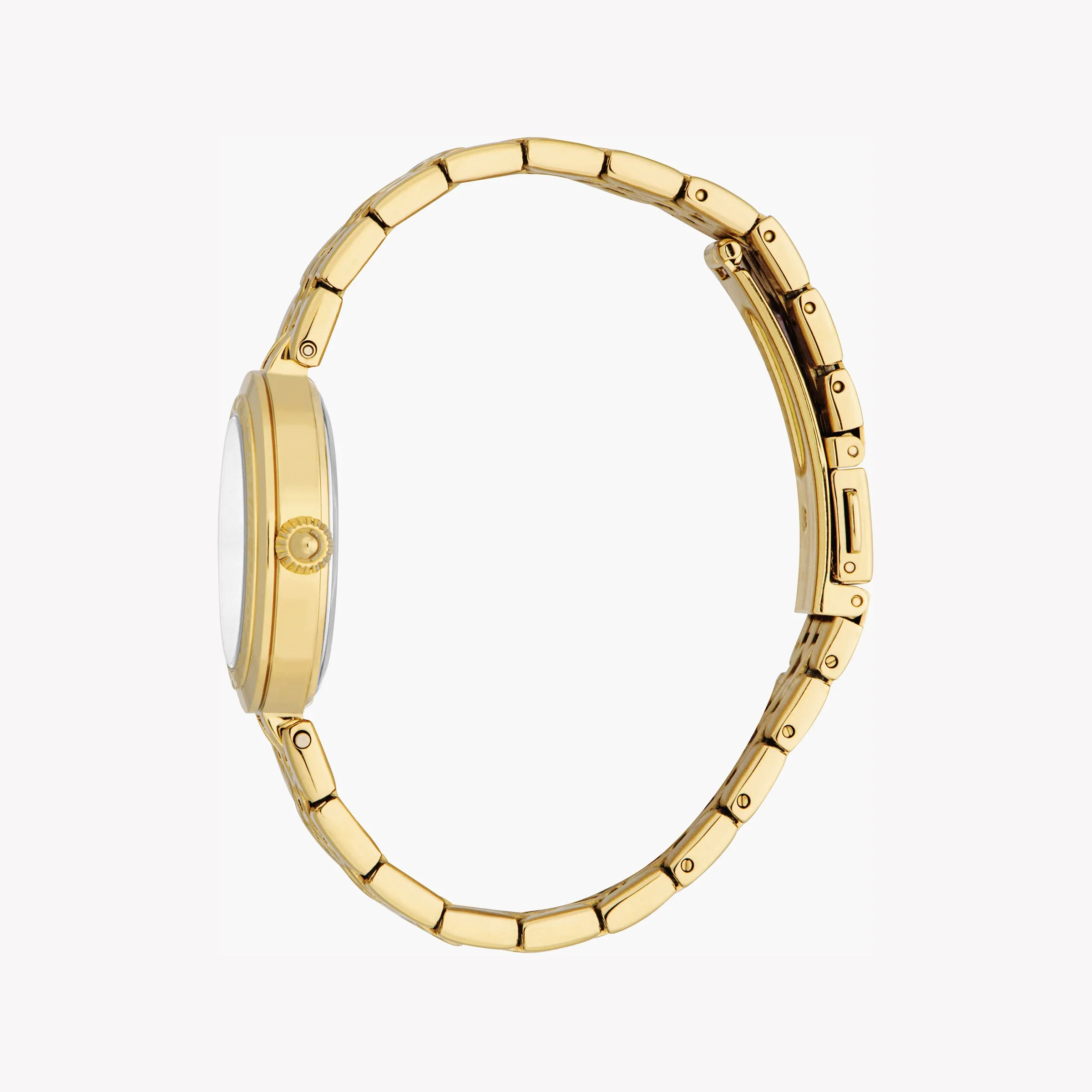 Just Cavalli Women's Gold Stainless Steel Watch, Silver Dial | Jc1l314m0055