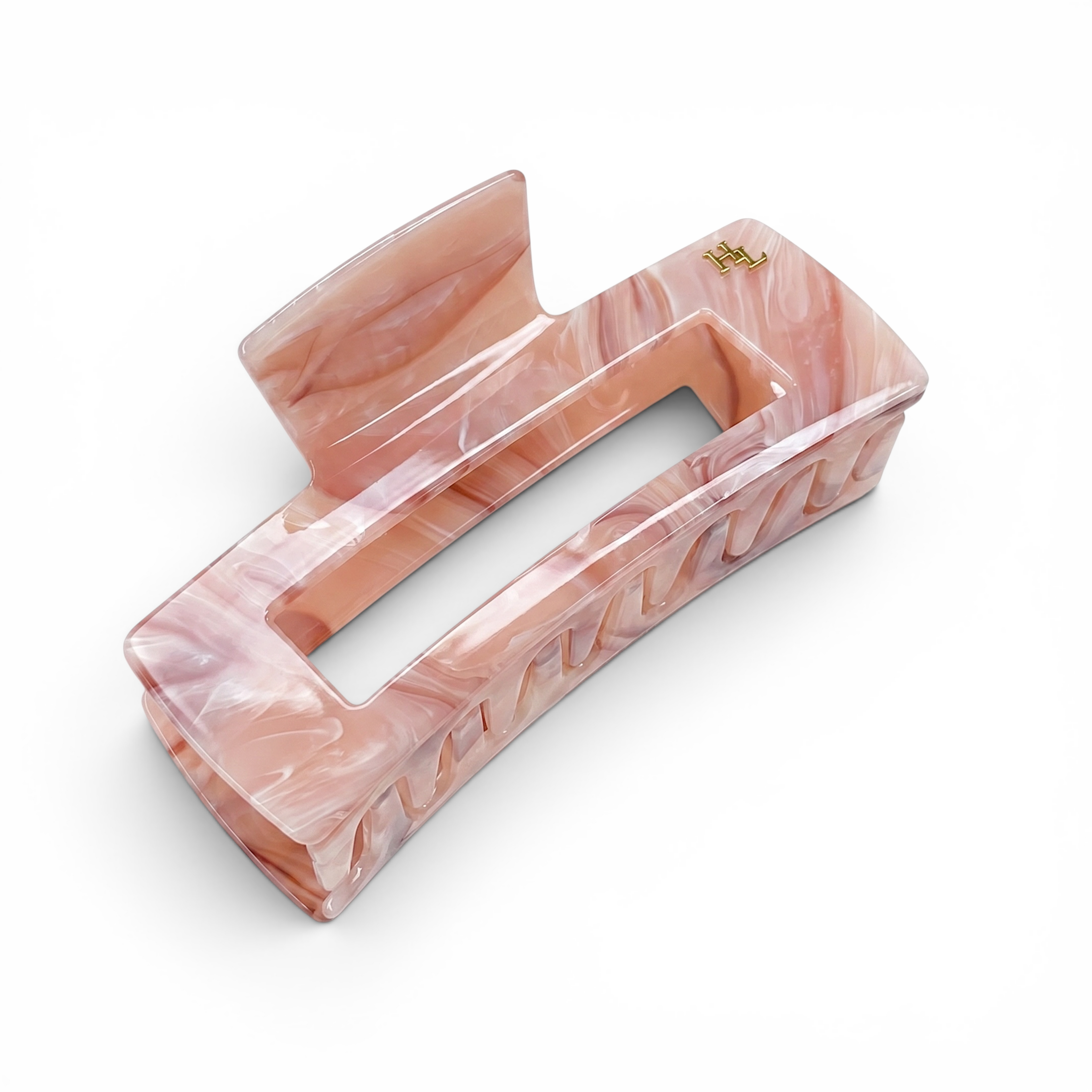 Ecofriendly Acetate XL Claw - Pink Marble