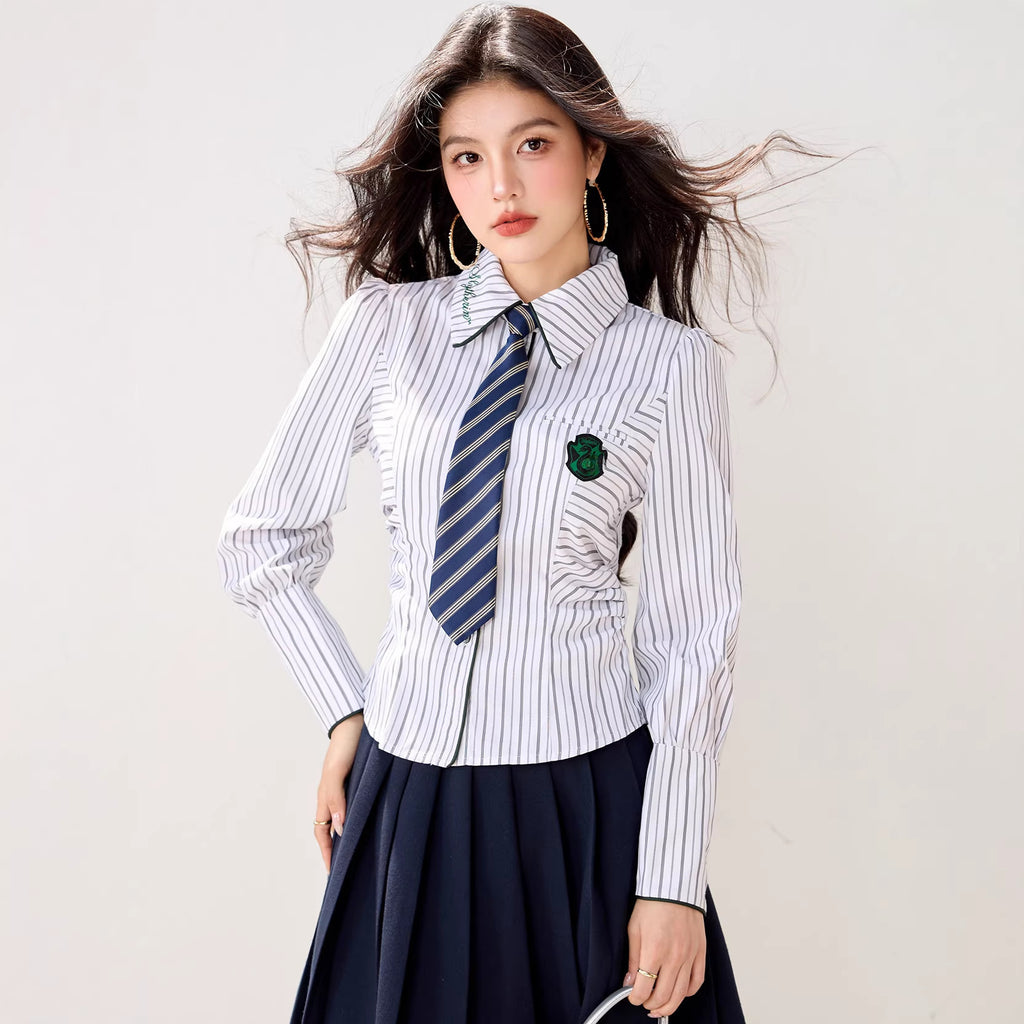 Academic Fit Shirt for Women, Spring New Design, Unique Inner Layer Blouse, Basic Top