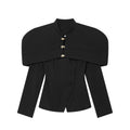 Light luxury slim fit waist cinching suit jacket