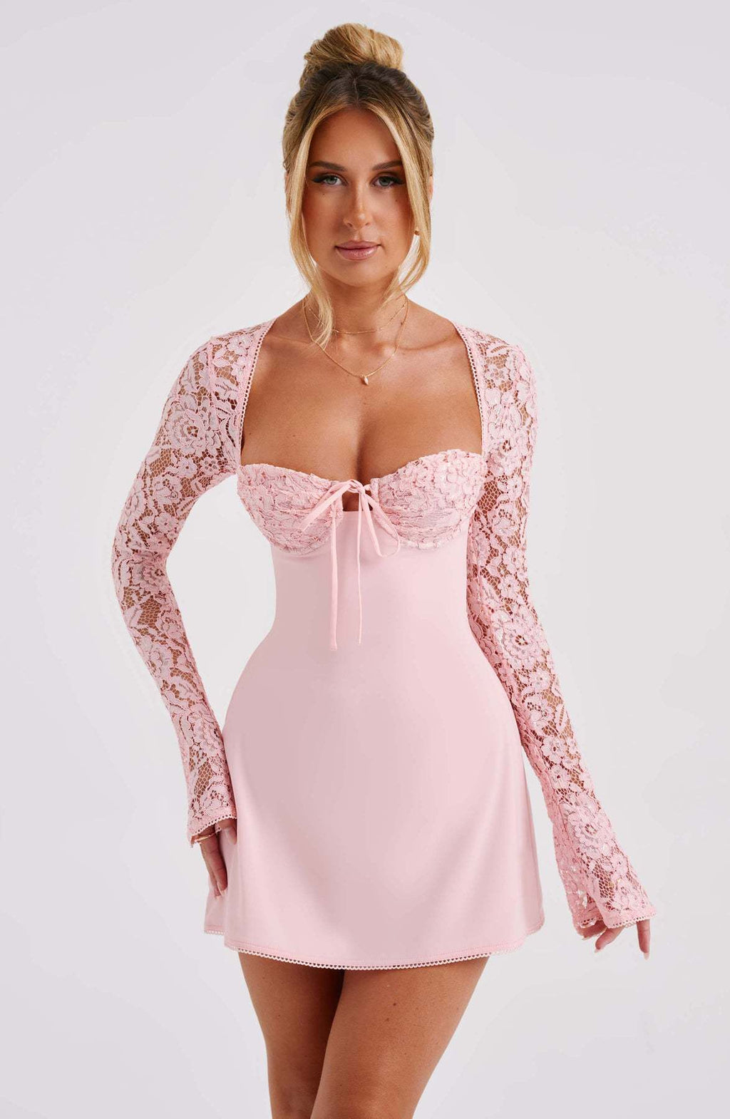 Bustier Lace long Dress