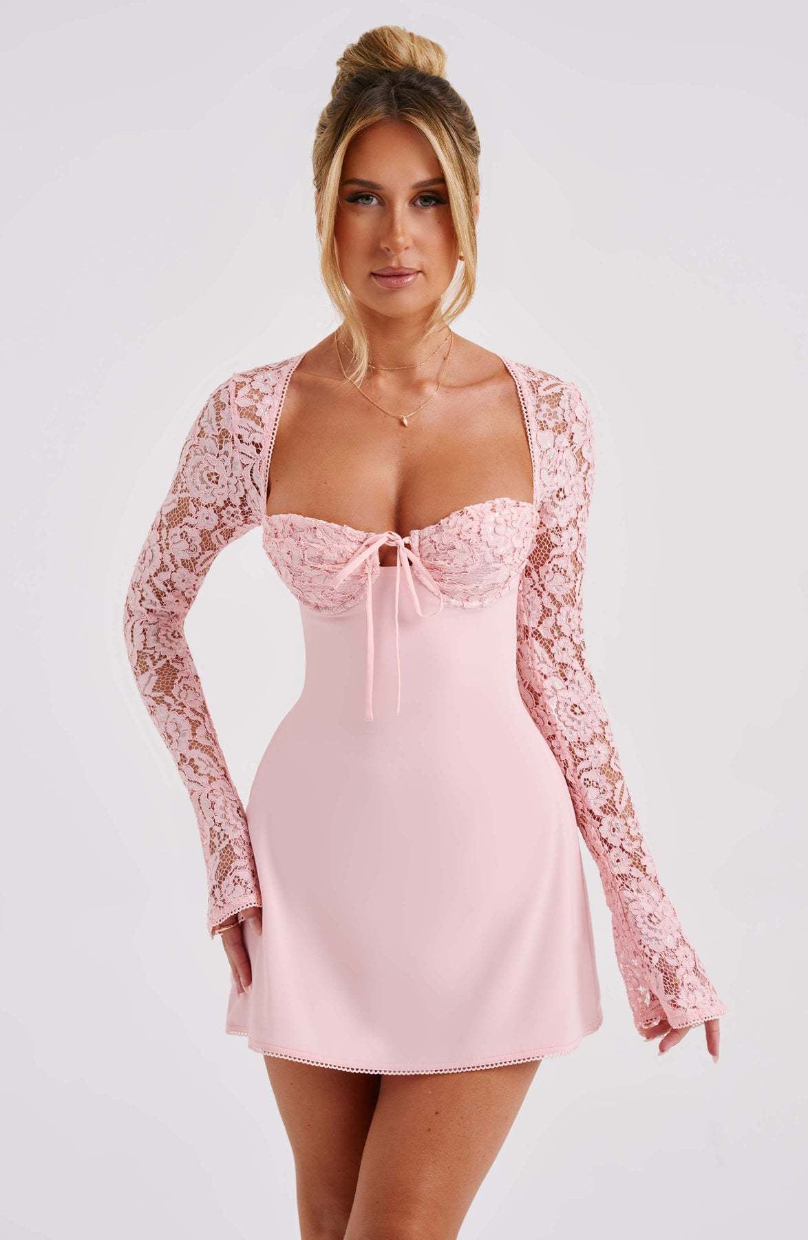 Bustier Lace long Dress