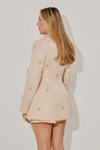 waist cinched suit