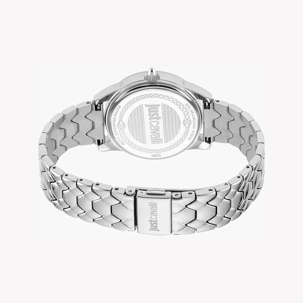 Just Cavalli Women's Silver Watch, Silver Dial | Jc1l087m0045