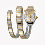 Just Cavalli Silver & Gold Watch, Silver Dial | Jc1l073m0045