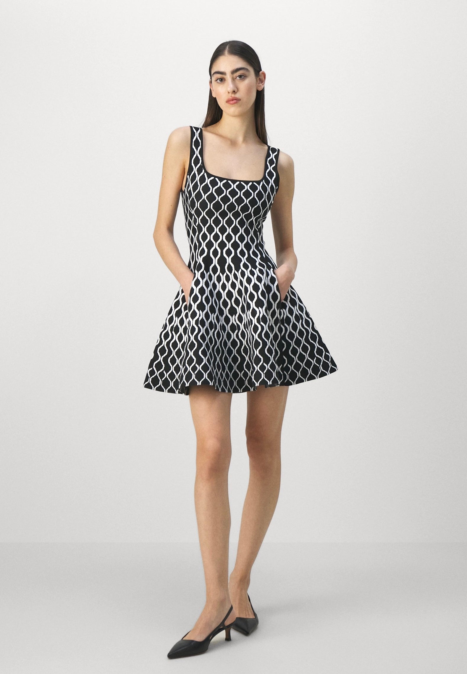 Ice silk dress