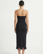 Ruffle Lotus leaf dress