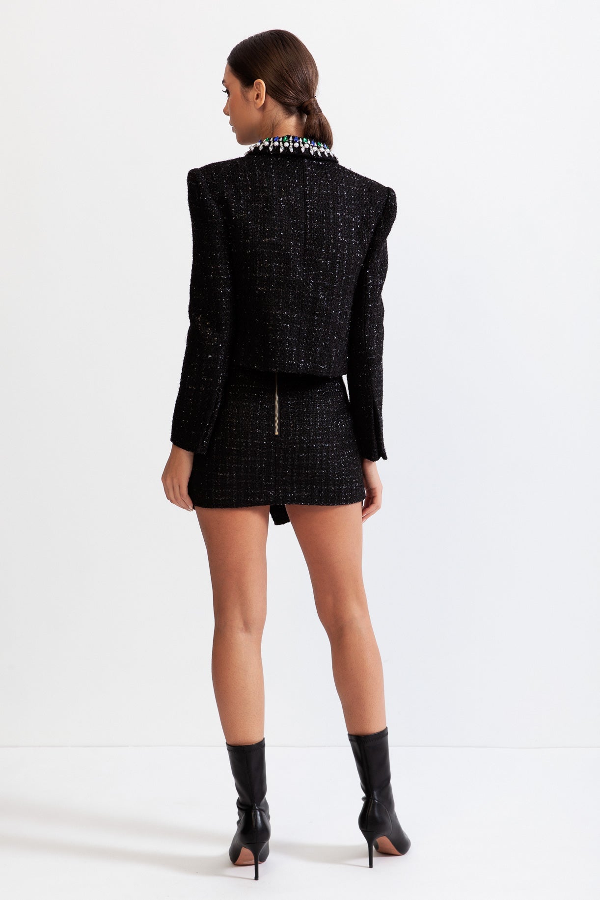 Crystal Tweed Blazer