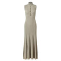 Evening Dress for WomenSlim Fit Long Sleeve Round Neckline, Cocktail Party Dress Hostess Gown