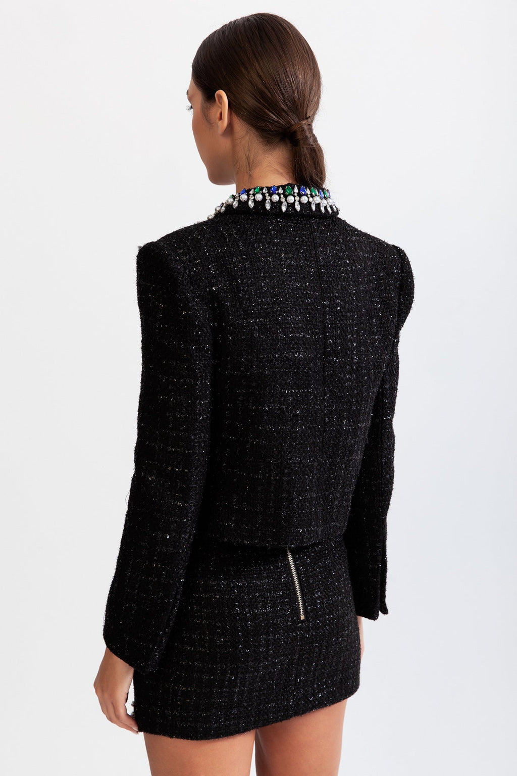 Crystal Tweed Blazer