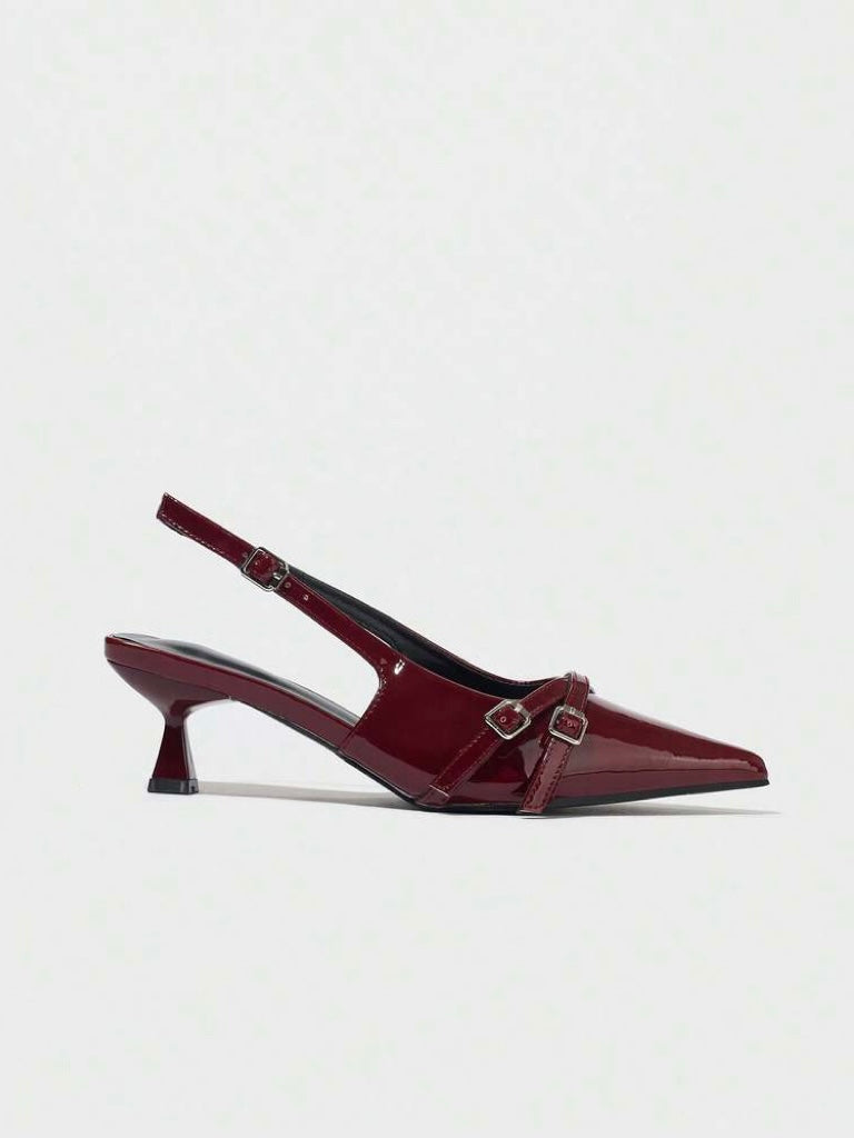 Point Toe Slingback Pumps