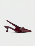 Point Toe Slingback Pumps