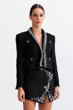 Crystal Tweed Blazer