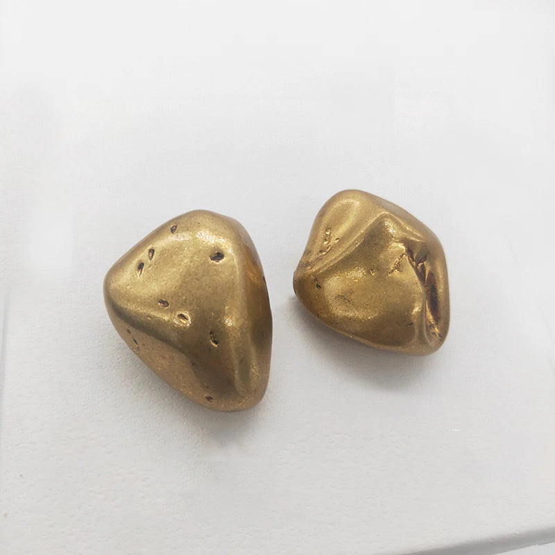 Fashion Europe America Designer Brand Exaggerated Large Vintage Gold Earrings Woman Luxury Jewelry Party Trend