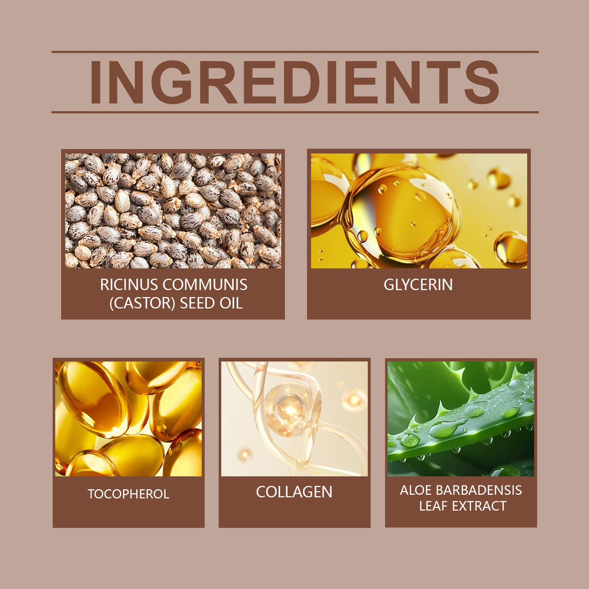 Castor Oil Hair Repair Follicle