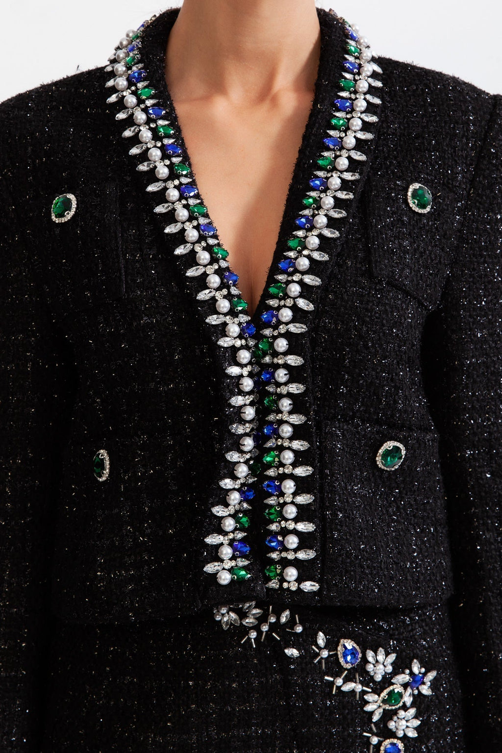 Crystal Tweed Blazer