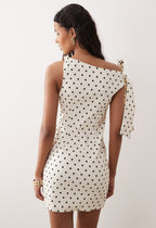 Polka Dot Off-the-Shoulder Dress