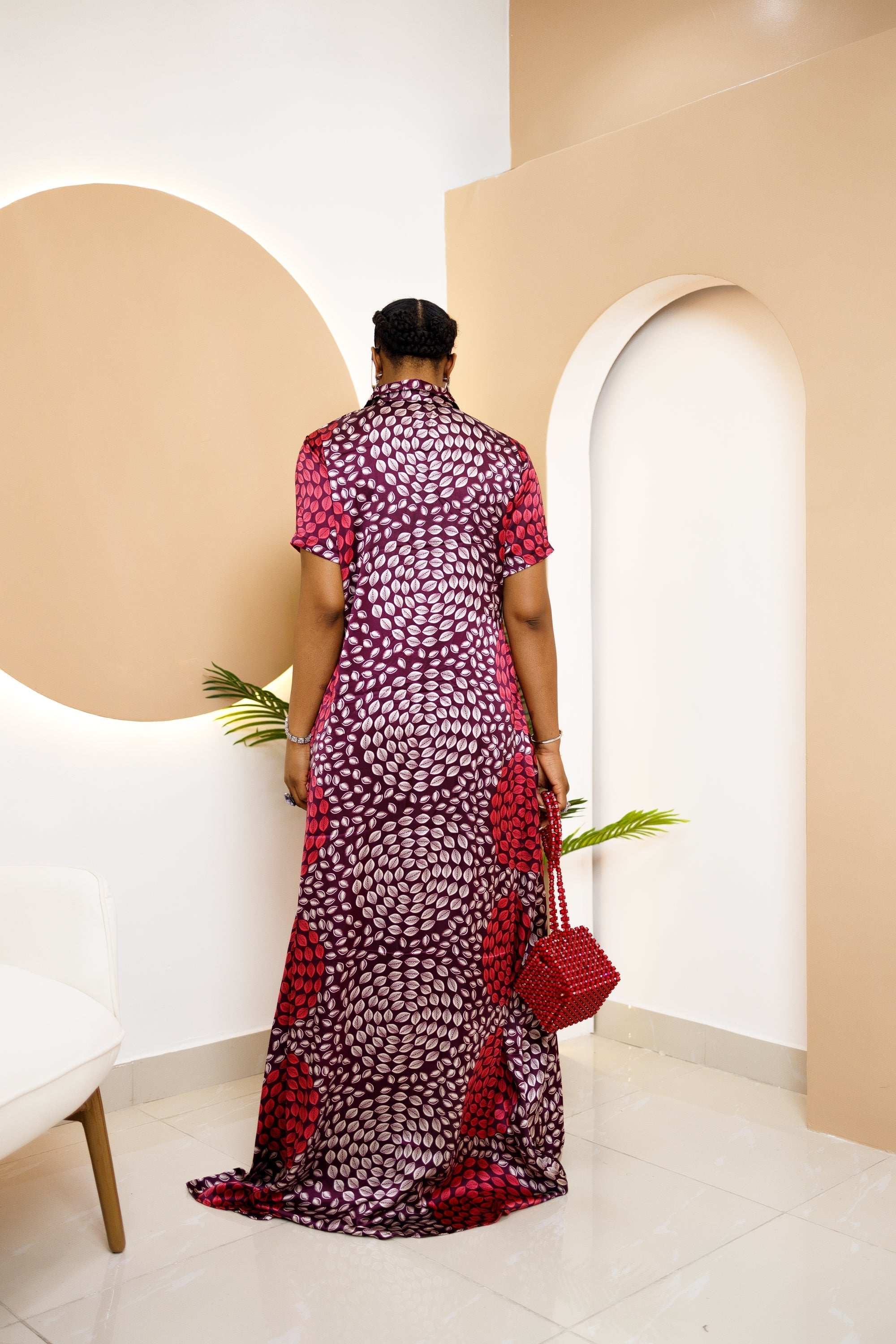 Divine Silk African Ankara Kaftan