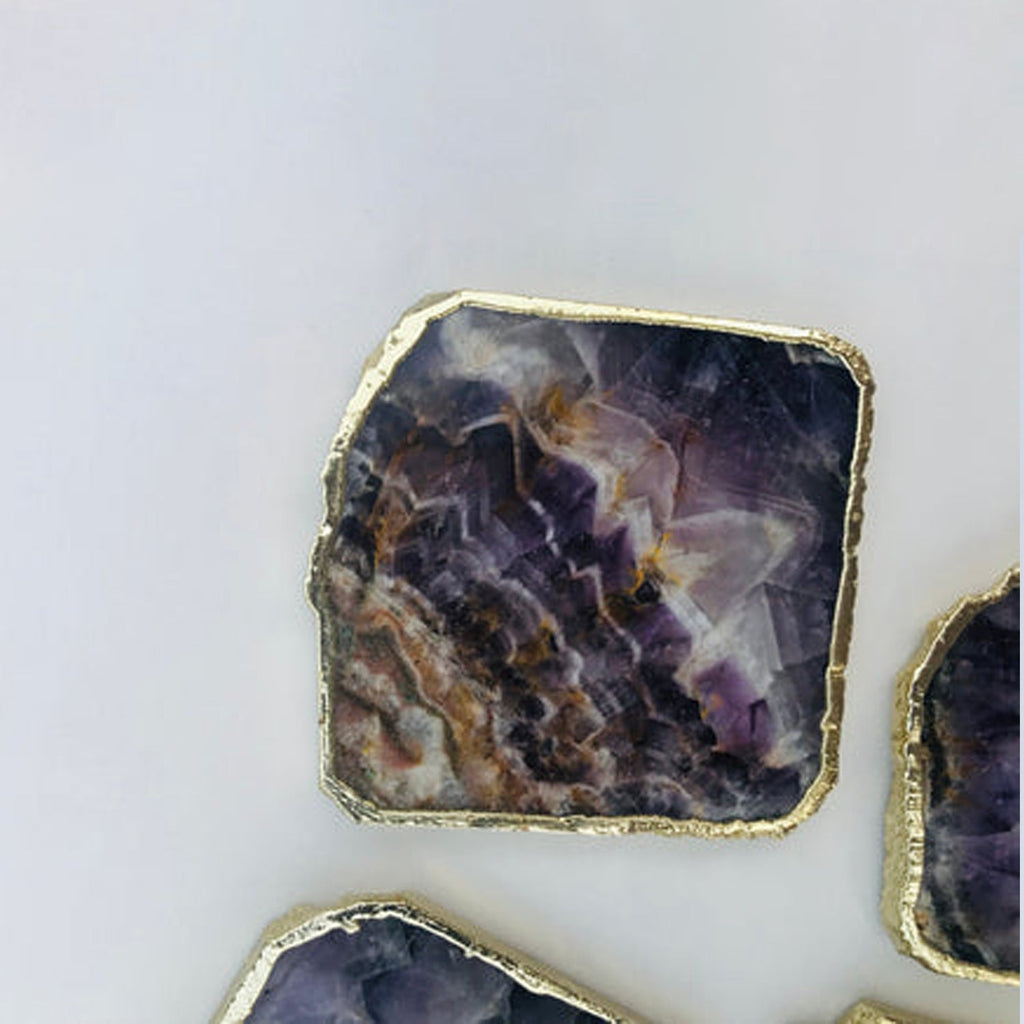 Amethyst - Set of 4 Large Coasters/Personalised Momentos