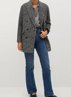 Herringbone Wool Coat