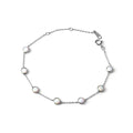 925 Sterling Silver Retro Seven Opal Bracelet Light Luxury Chain Fine Jewelry Wedding Party Gift