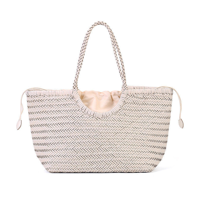 Large capacity woven bag for women