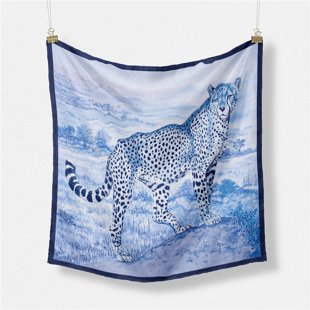 Printed mesh scarf